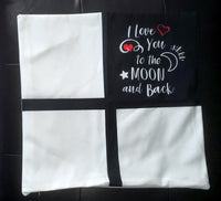 I Love You To The Moon Pillow Covering