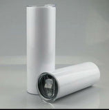 20 oz Skinny STRAIGHT Tumbler with lid, straw, and straw brush