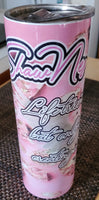 30 oz Skinny STRAIGHT Tumbler with lid, straw, and straw brush